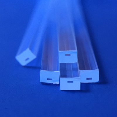 Quartz Capillary Tube Square Tube Transparent High Temperature Resistance