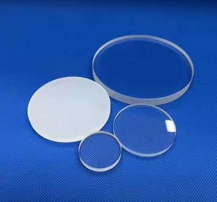 High Temperature Resistant Frosted Square Grinding Quartz Plate Opaque Fused Silica Substrate