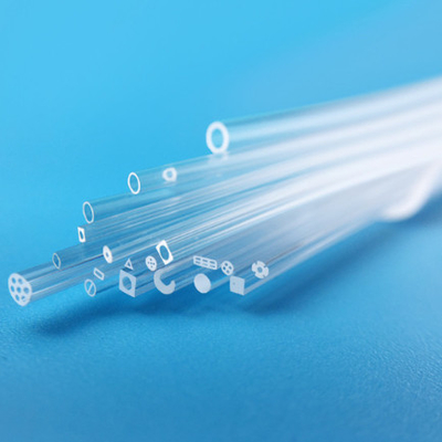 Quartz Capillary Tube Custom Hexagonal Shaped For Optical Fiber Sensor