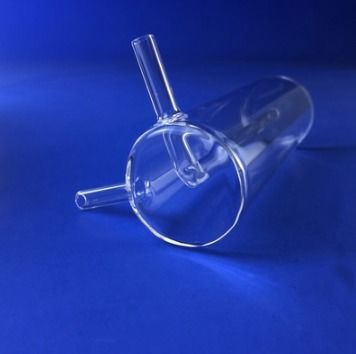 1100 °C Work Temperature Quartz Glass Fitting With Quartz Valves Long Lasting