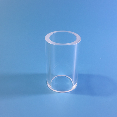 Round Micro Size Quartz Capillary Tubes Clear Fused Quartz Square Tube High Heat Resistance