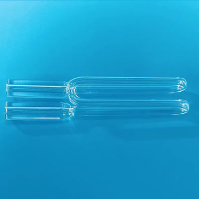 Double Quartz Tube Quartz Glass Tube Transparent Durable for Industrial