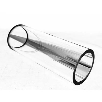 High Temperature Customized Fused Quartz Tube With Density 6.91g/cm3 And Maximum Work Temperature Of 1100 Degrees