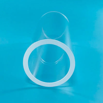 High Temperature Customized Fused Quartz Tube With Density 6.91g/cm3 And Maximum Work Temperature Of 1100 Degrees