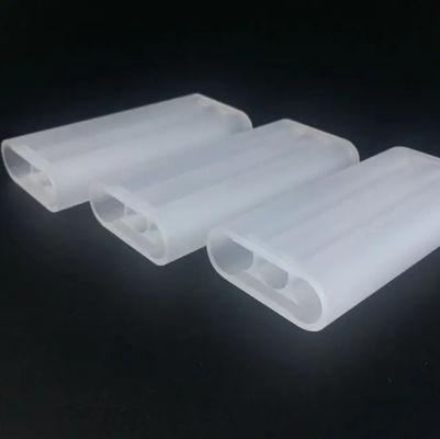 Medical Three-hole Frosted Quartz Chamber With Polished Or Frosted Surface Treatment