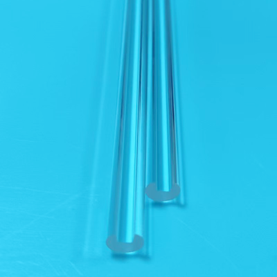 Semi Circular Groove Fused Quartz Substrate 4×3.6×185mm Precision Machined
