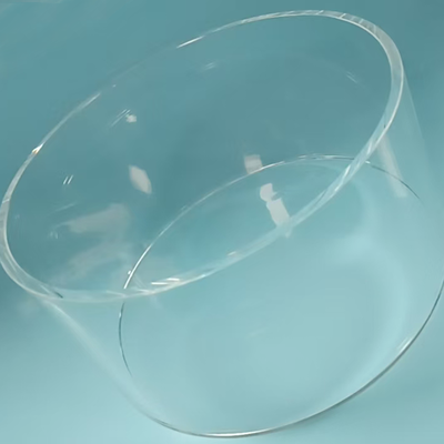 Thick Wall Quartz Tube OD200xID190xL100mm High Purity For Large Tube Furnace Liner Chemical Reactor